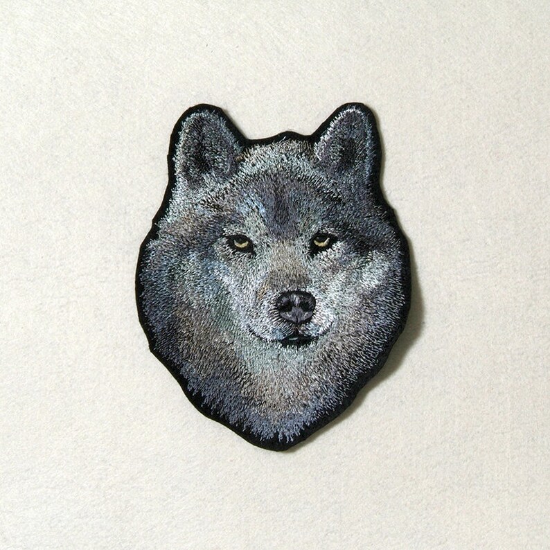 Wolf patch embroidered large sew on jacket patch iron on patch  etsy Wolf patch embroidered large sew on jacket patch iron on patch  etsy