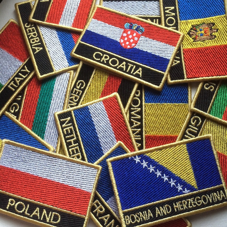 Canada embroidered flag patch iron on sew on for biker jackets  etsy Canada embroidered flag patch iron on sew on for biker jackets  etsy