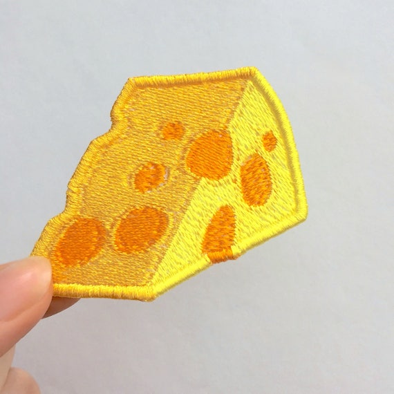 Cheese Wedge Emoji Embroidered Patch Sew on Iron on Food Patch Etsy