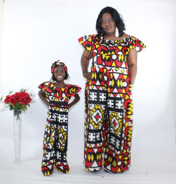 african print mommy and me