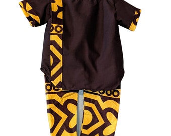 NEW African Print Ankara Boys Pant Set, Boys Pant Set, Boys Pant Suit, Mud Cloth, African Boys, Toddler Set