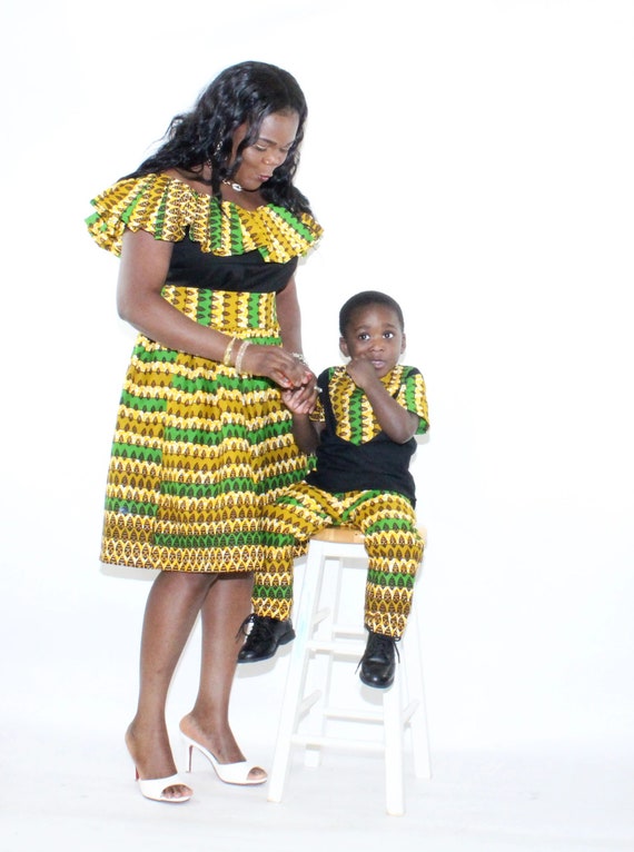 mother and son ankara outfits