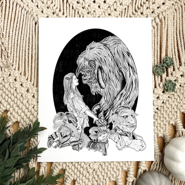 Labyrinth Movie Art Print