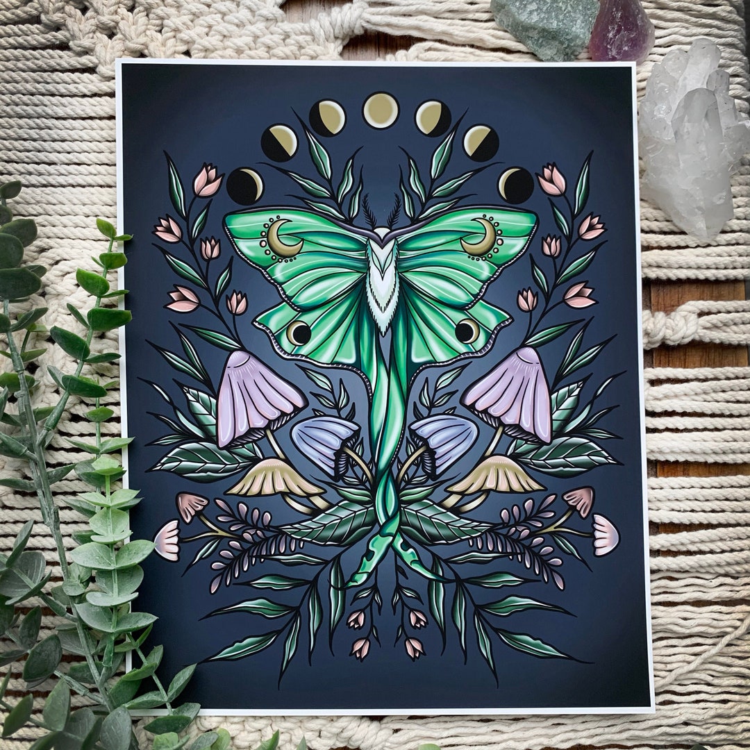 Luna Moth Witch – Diamond Art Club