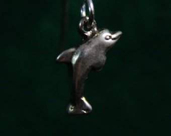 Tiny Dolphin Earring - Sterling Silver
