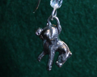 Butt Kickin' Donkey - Sterling Silver Dangle Earrings
