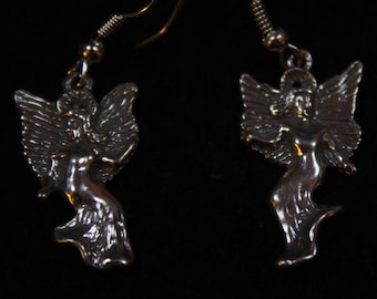 Angel -  Sterling Silver Dangle Earrings