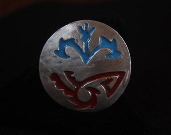 Man Woman - Sterling Silver Pendant