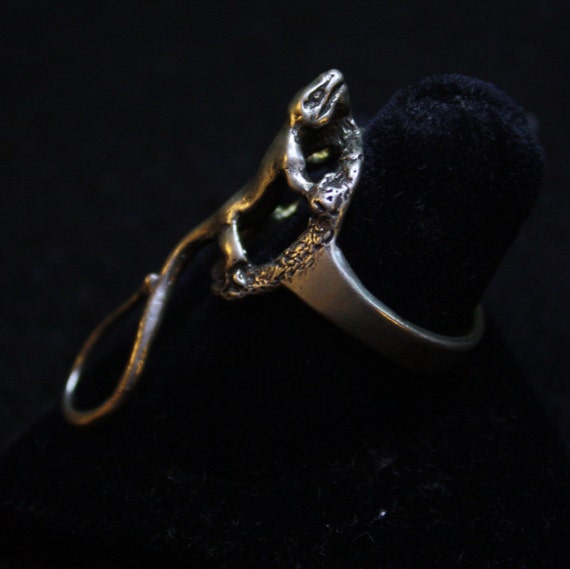 Lizard - Sterling Silver Ring - image 4