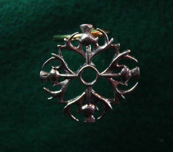 Scottish Thistle - Sterling Silver Pendant