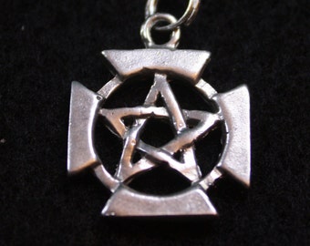 Celtic Pentagram - Sterling Silver Pendant