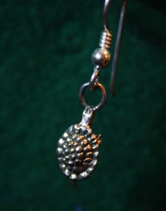 Turtle - Sterling Silver Dangle Earrings - image 3