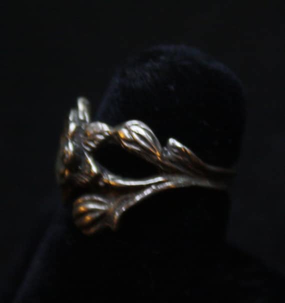 Flat Rose - Sterling Silver Ring - image 2