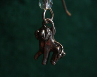 Butt Kickin' Donkey - Small - Sterling Silver Dangle Earrings