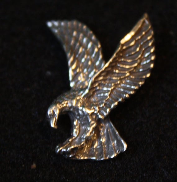 Attacking Eagle - Sterling Silver Pendant - image 2