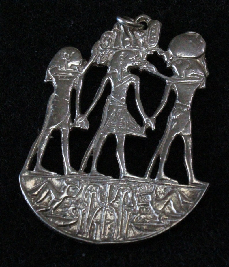 Trinity Egyptian Sterling Silver Pendant Etsy