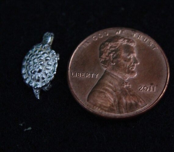 Turtle - Sterling Silver Stud Earrings - image 5