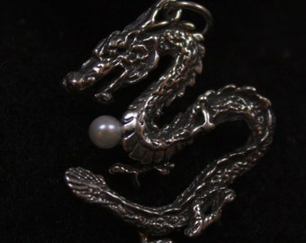 Dragon Sees Tail -  Sterling Silver Pendant