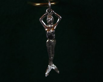 Mermaid -  Sterling Silver Pendant