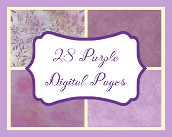 purple watercolor plum lila distressed effects salmon blush lavender Pink gothic paper digital paper halloween foil grunge background