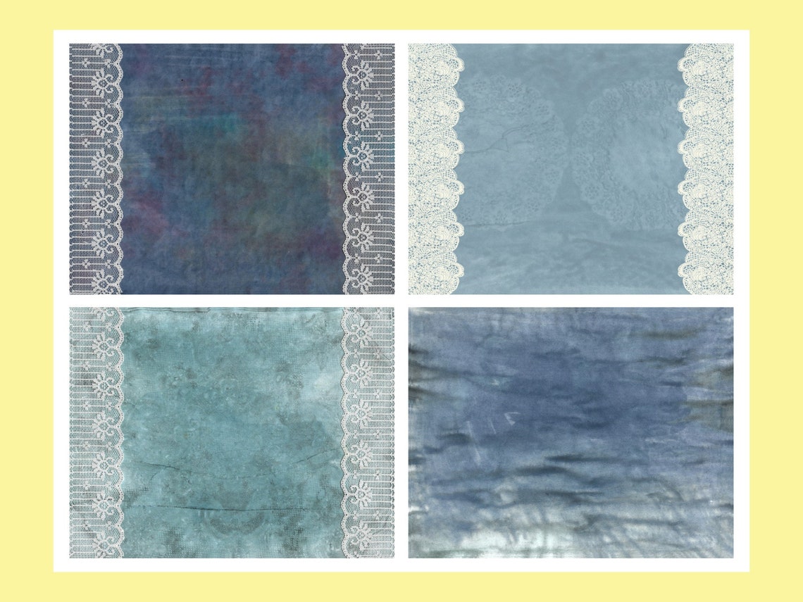 30 páginas azules para descargar, papel azul, páginas de encaje