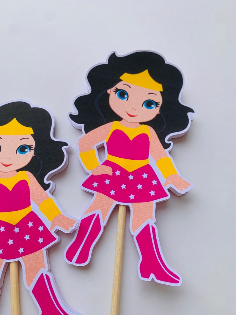 Super Girl Centerpiece Decorations - Etsy