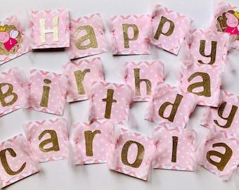Birthday Banner Pepa Pig