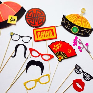 Chinese party photo props