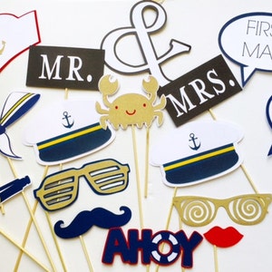 Nautical Wedding Photo Props