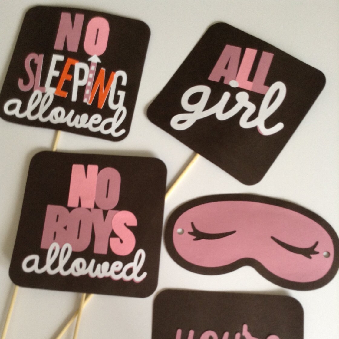 Slumber Party Props - Etsy
