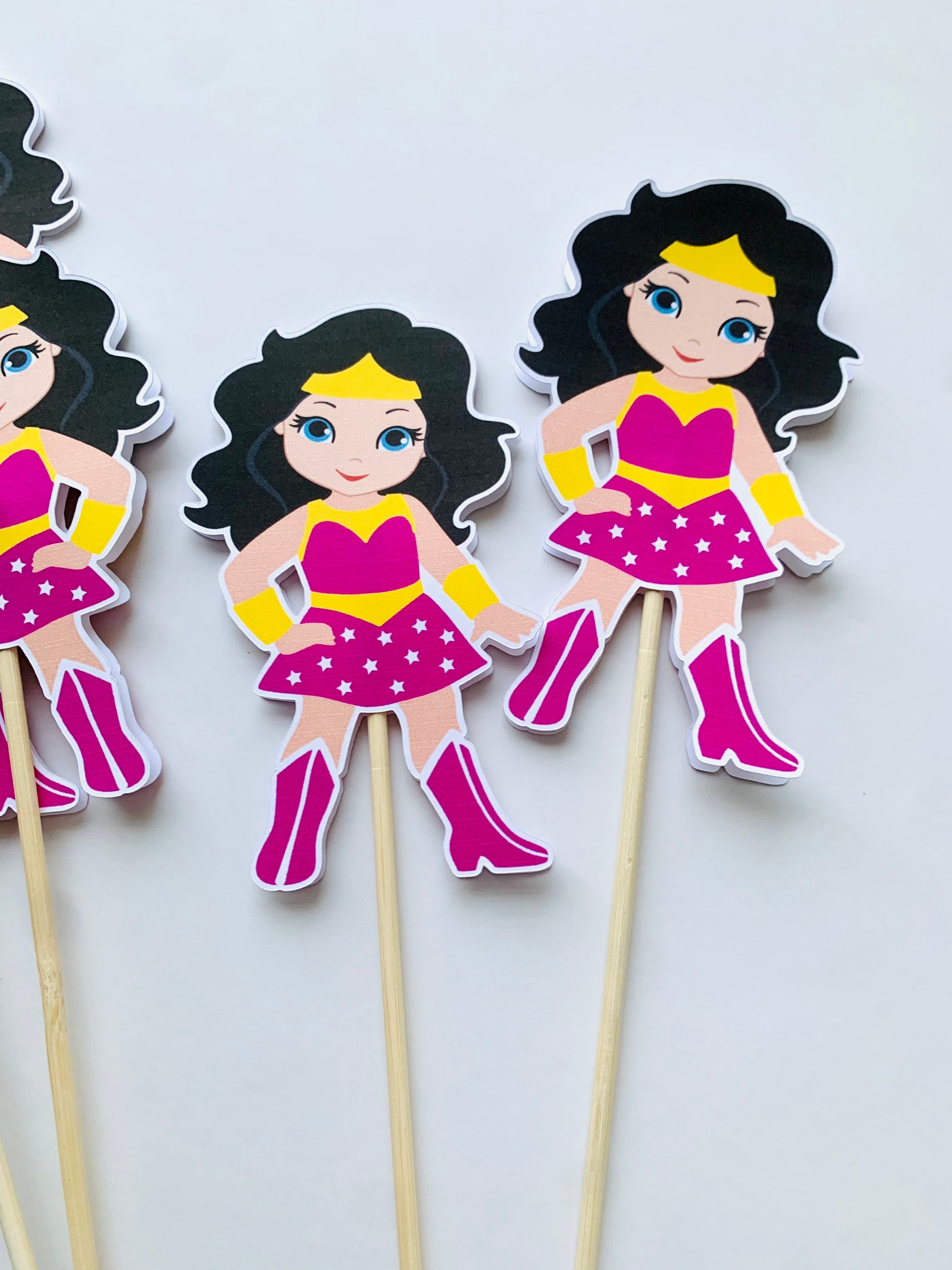 Super Girl Centerpiece Decorations - Etsy