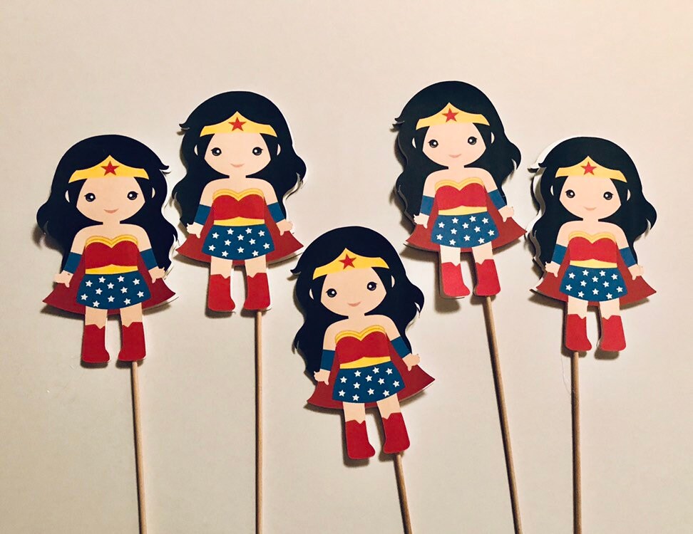 Super Girl Centerpiece Decorations - Etsy