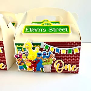 Street Character favor boxes