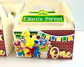 Street Character favor boxes