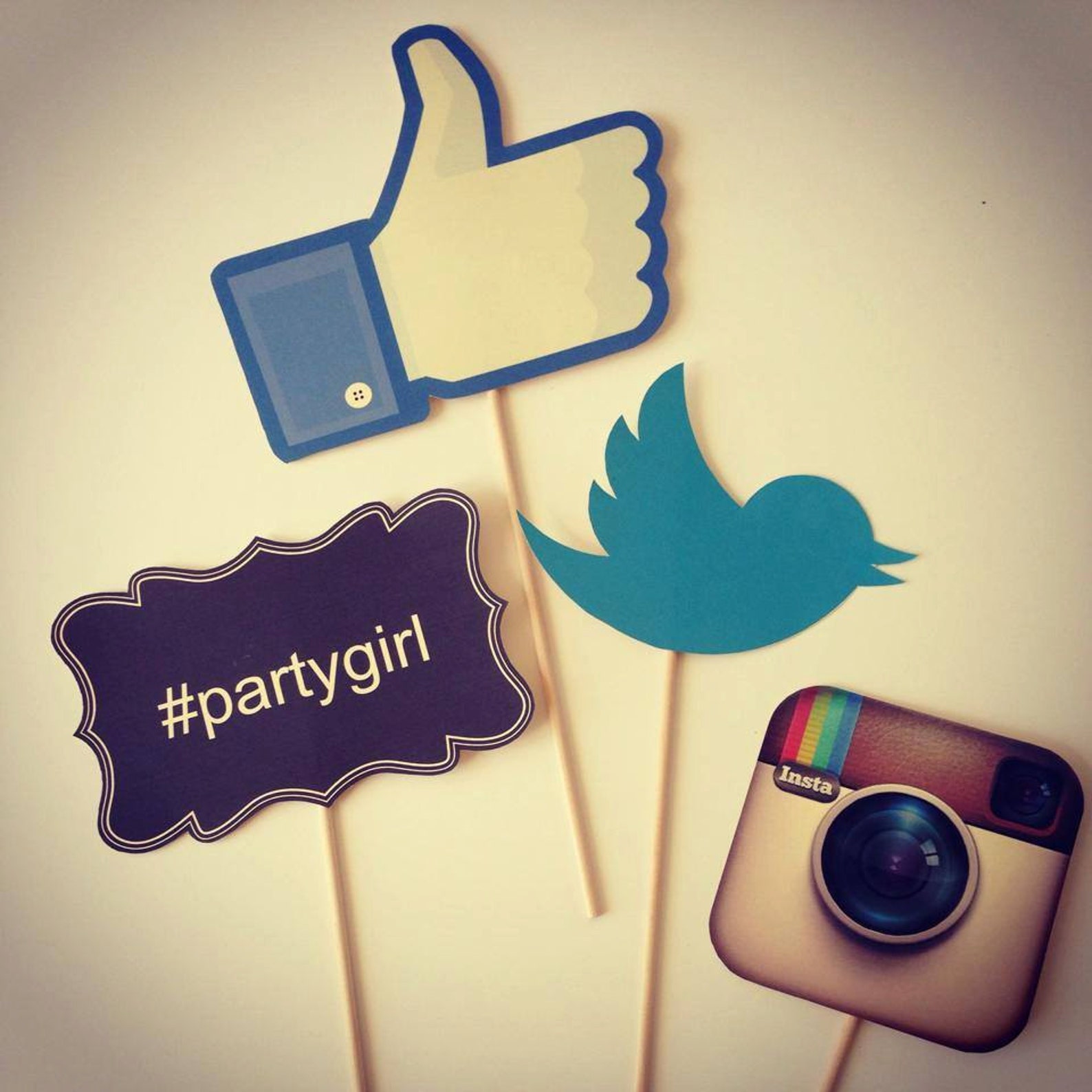 Social Media Photo Props - Etsy