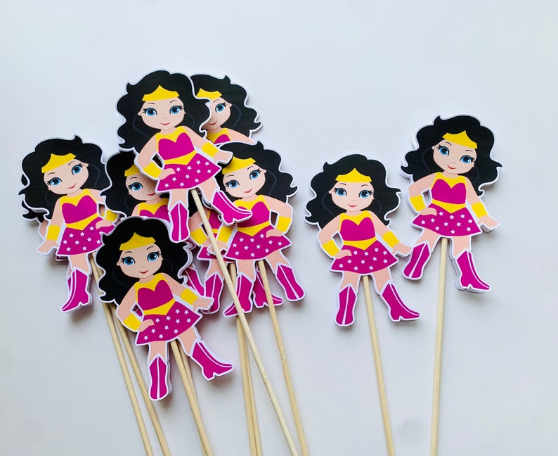 Super Girl Centerpiece Decorations - Etsy