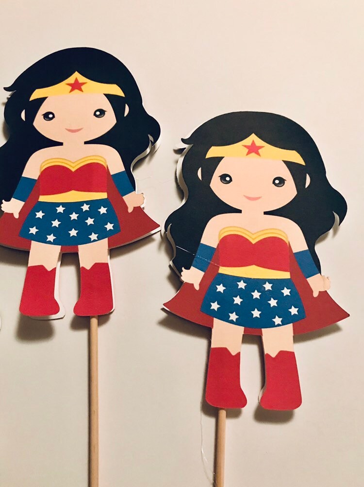 Super Girl Centerpiece Decorations - Etsy