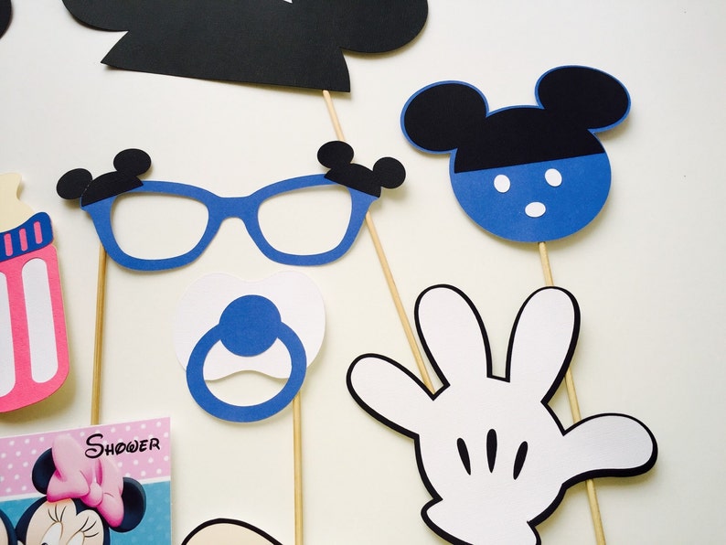 Twin Baby Shower Photo Props Double the fun