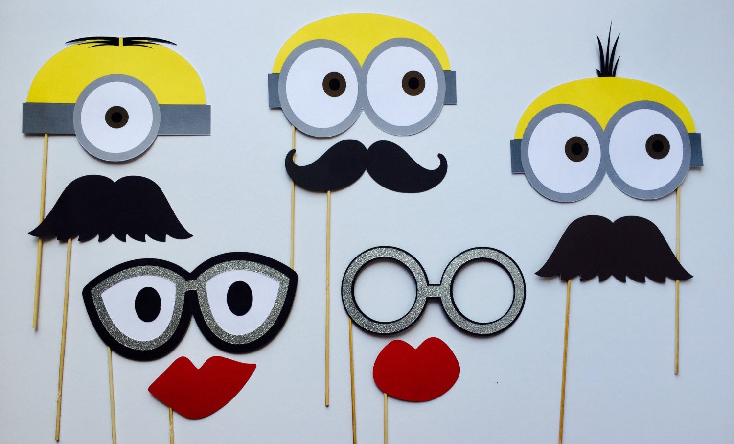 Minion Theme Party Props Etsy Canada