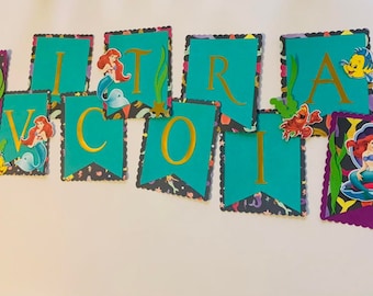 Mermaid Banner & Topper