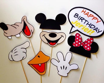 Mickey and Friends Party Photo Props