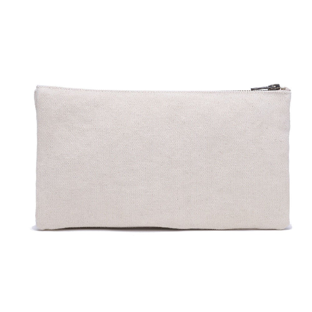 Download Cream Canvas Cosmetic Bag White Canvas Toiletry Bag Canvas ...