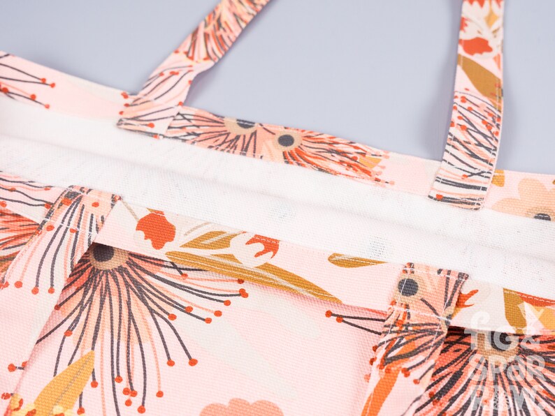 Cotton Bag Little Penda Tote Bag Handbag Library bag Shopping Bag Grocery Bag Market Bag Fabric Tote Eco Reusable Childcare Bag