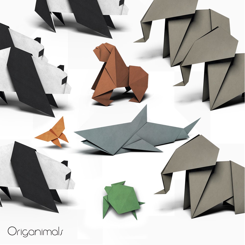 RealFake Origami Paper Kit - Polar Bear and Orca