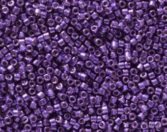MIYUKI #11 Delica 2510 - DURACOAT Galvanized Lilac Night - 5 grams