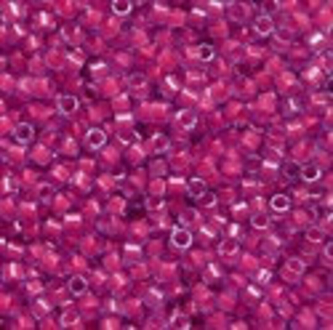 MIYUKI #11 Delica 2049 - Luminous Hot Pink - 5 Grams - Etsy
