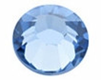 SWAROVSKI - SS10 - 2028 HOT FIX Xilion Rose Flatback Chatons - Light Sapphire - Pack 144 / 1 Gross