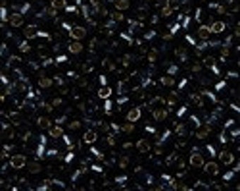 MIYUKI #11 Delica 2192 - DURACOAT Silver Lined Montana Dyed - 5 grams