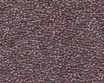 MIYUKI #15 Seed Beads - 10 Grams - 9224 - Transparent Lined Luster Lilac
