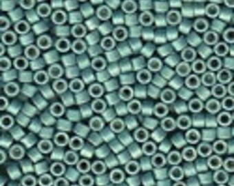 MIYUKI #11 Delica 1172 - Galvanized Matte Dark Aqua - 5 grams